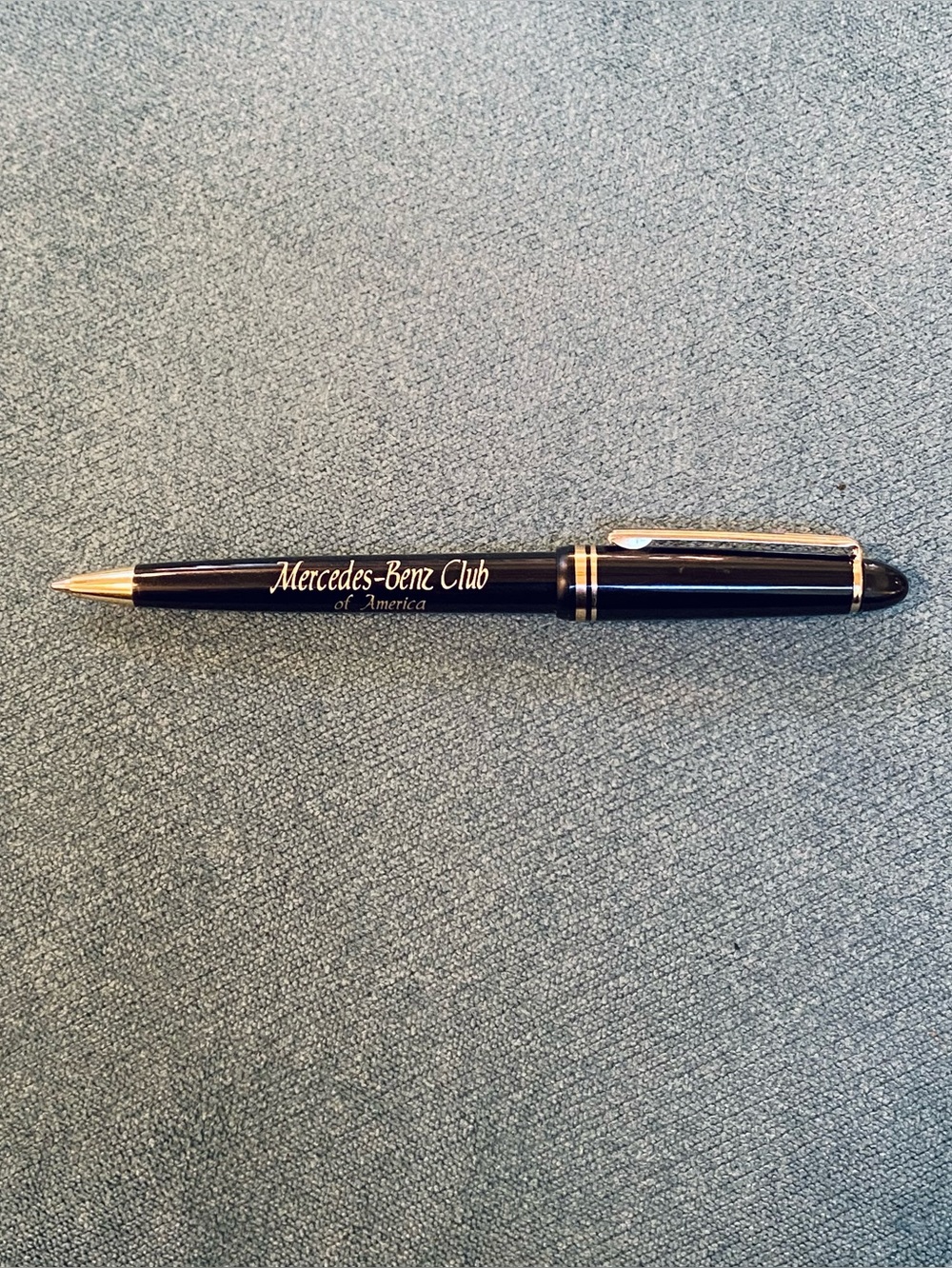 VTG Mercedes-Benz Club of America Black & Gold Ballpoint Pen